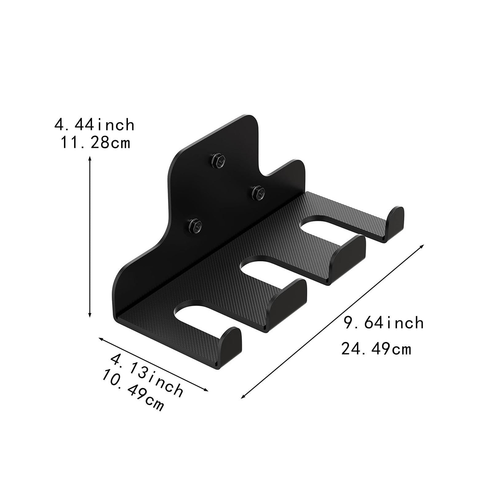 Facile Installazione, Supporto per bilanciere, Supporto per Pesi da Parete, per l'organizzazione della Palestra Domestica, Hardware Incluso, Staffa per l'organizzazione