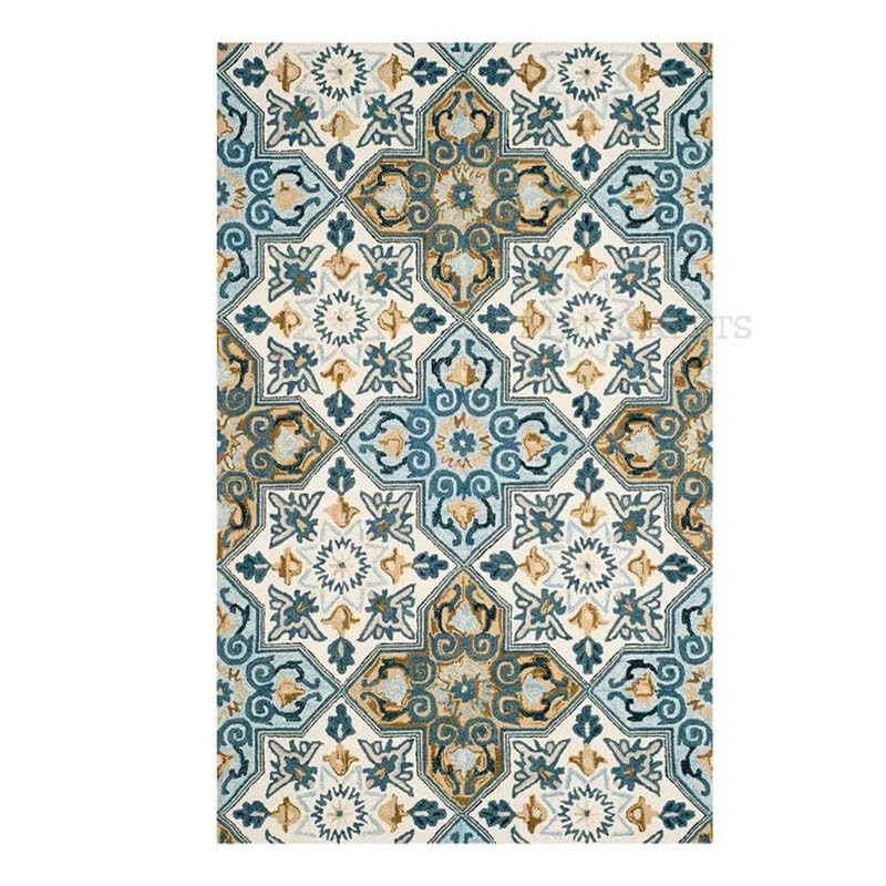 Image of Handmade Wool Anatolia Collection Bedroom & Living Room Carpet Size 6 X 8 Feet