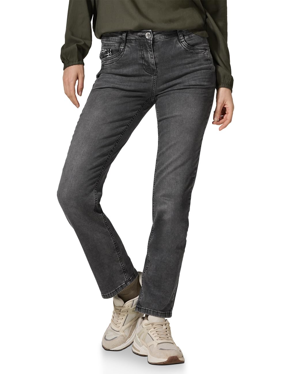 Cecil Damen Slim Fit Jeans