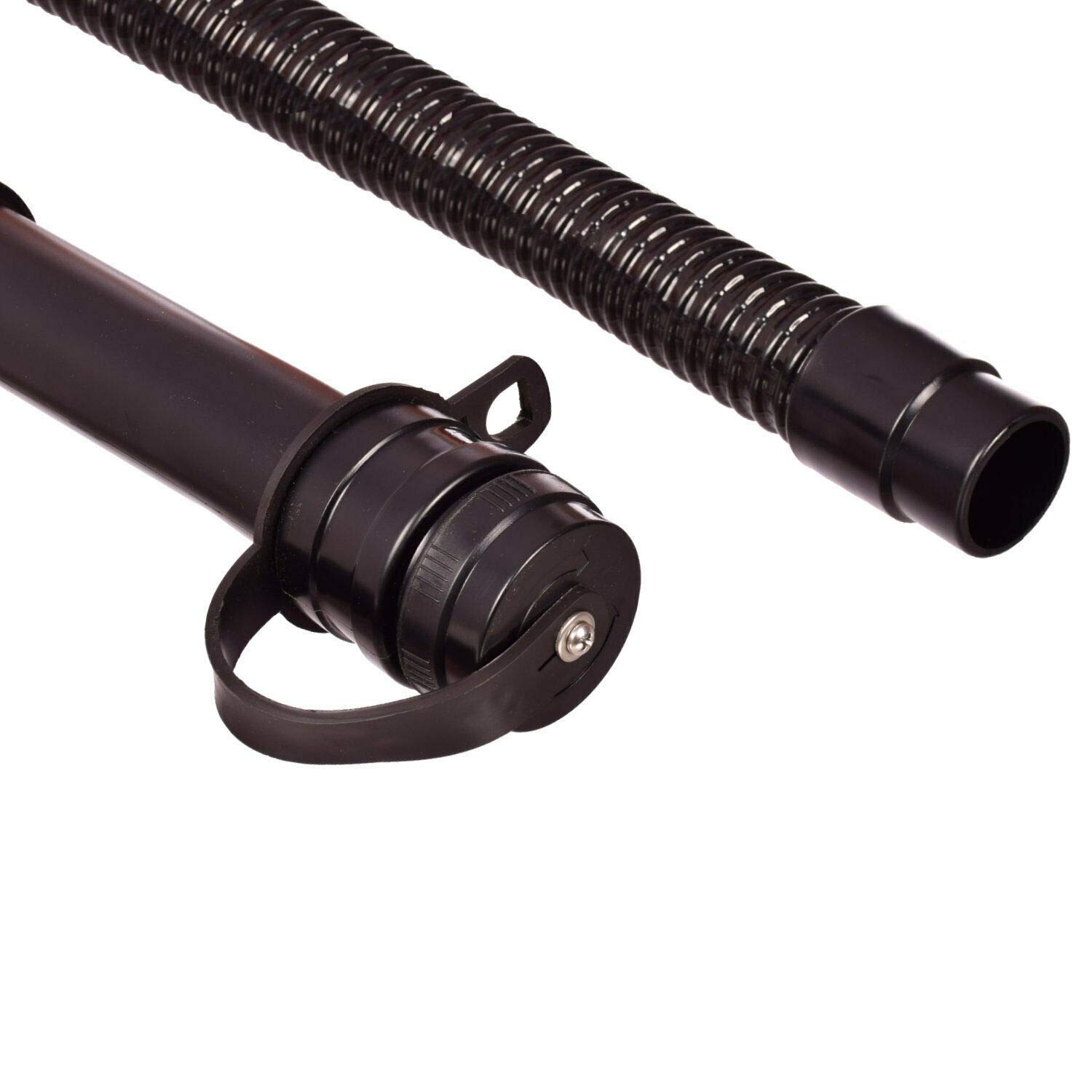 Techkar Manguera de desagüe para Hako HAKOMATIC SCRUBMASTER B 30, B 45, B 70, B 90, B 650, B 655, B 750, B 755, B850 Longitud: 1000 mm – Negro