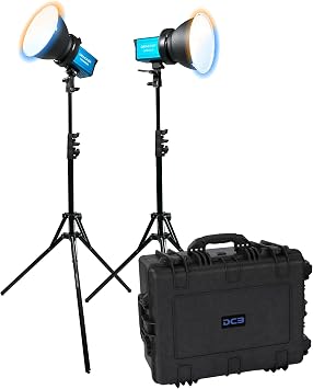 Dracast X Series M80 Bi-Color LED 2 Light Kit with Injection Molded Travel Case