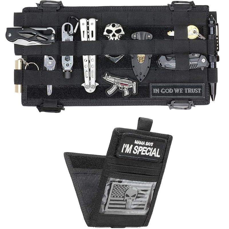 Organizador para Para-Sol Automotivo MOLLE WYNEX com Porta-Cartões Removível WY-0158B