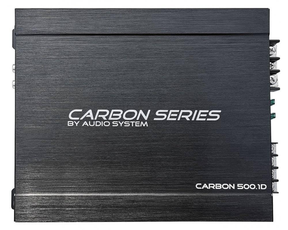Audio System CARBON 500.1 D Mono 1 Kanal Digitaler Mono-Verstärker 500 Watt RMS