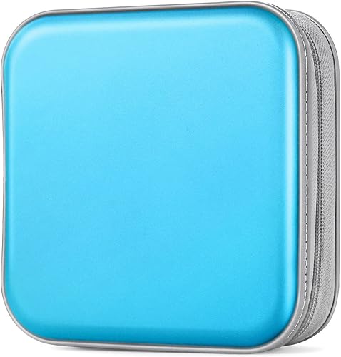 Miniatura 14 de Estuche para CD/DVD, 48 Capacidad, Negro, Plástico, Portátil, Ligero