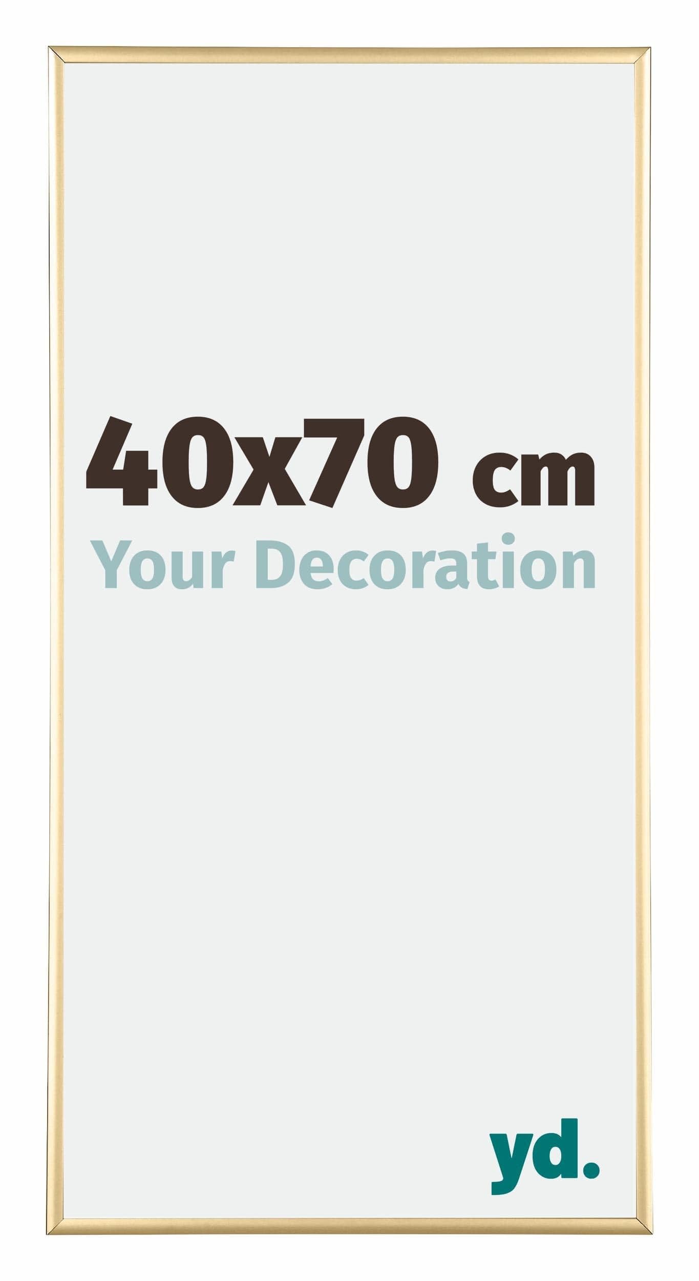 Your Decoration - Picture Frame 40x70 cm - Gold - Decorative Wall Frame in Aluminium with Antireflection - Frame 40x70 - Kent — image 1