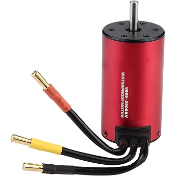 RC Brushless Motor Surpass 3665 Waterproof Brushless Motor for 1/8 1/10 RC Car Accessory 2900 kV