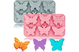 Silicone Butterfly Cake and Candy Mold, Set of 2