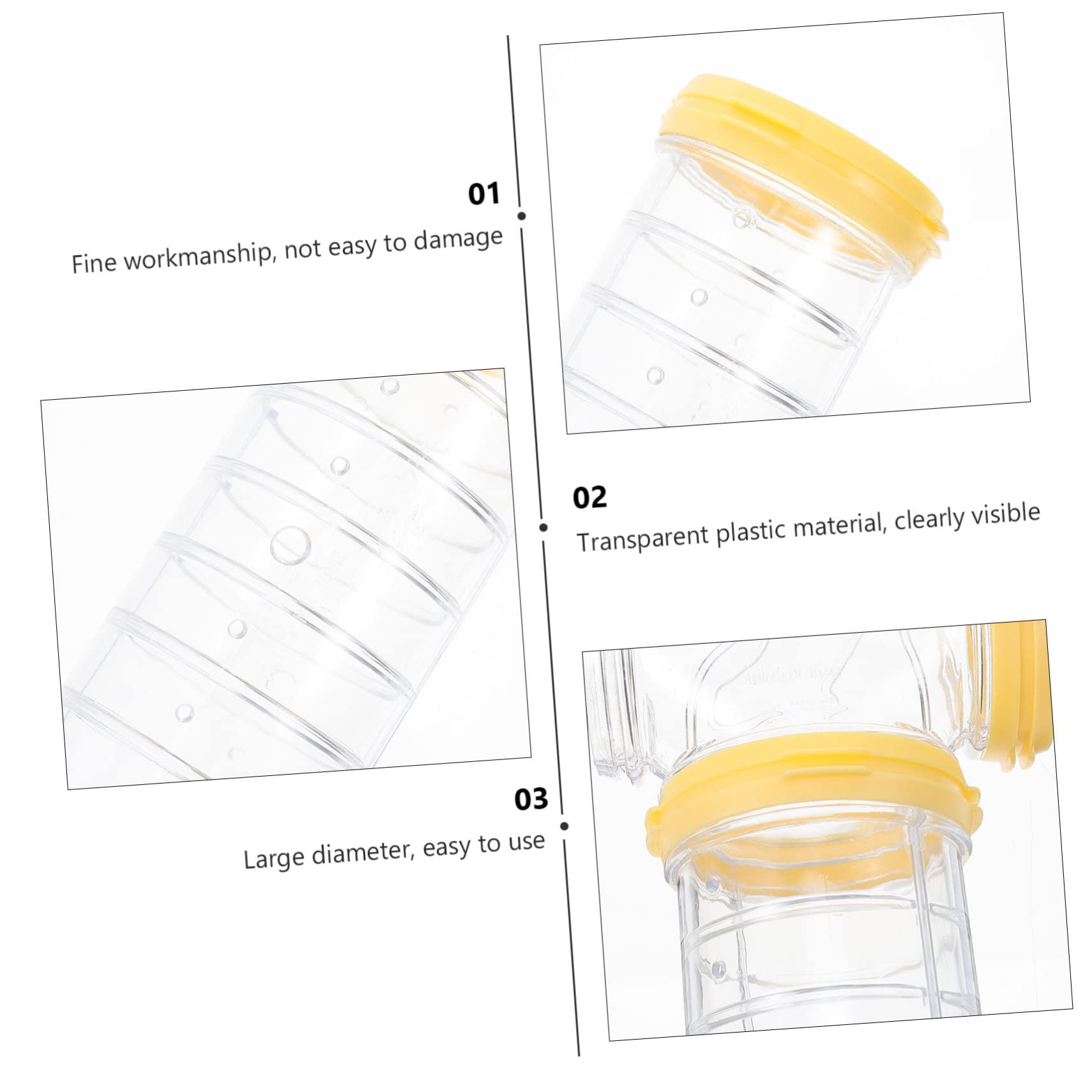 Toddmomy 3 Sätze DIY Hamsterröhren Set Teiliges Tunnelspielzeug für Hamsterkäfig Zubehör Langlebig Sicher Flexibel Kombinierbar Nagerspielzeug für Spielspaß im Käfig