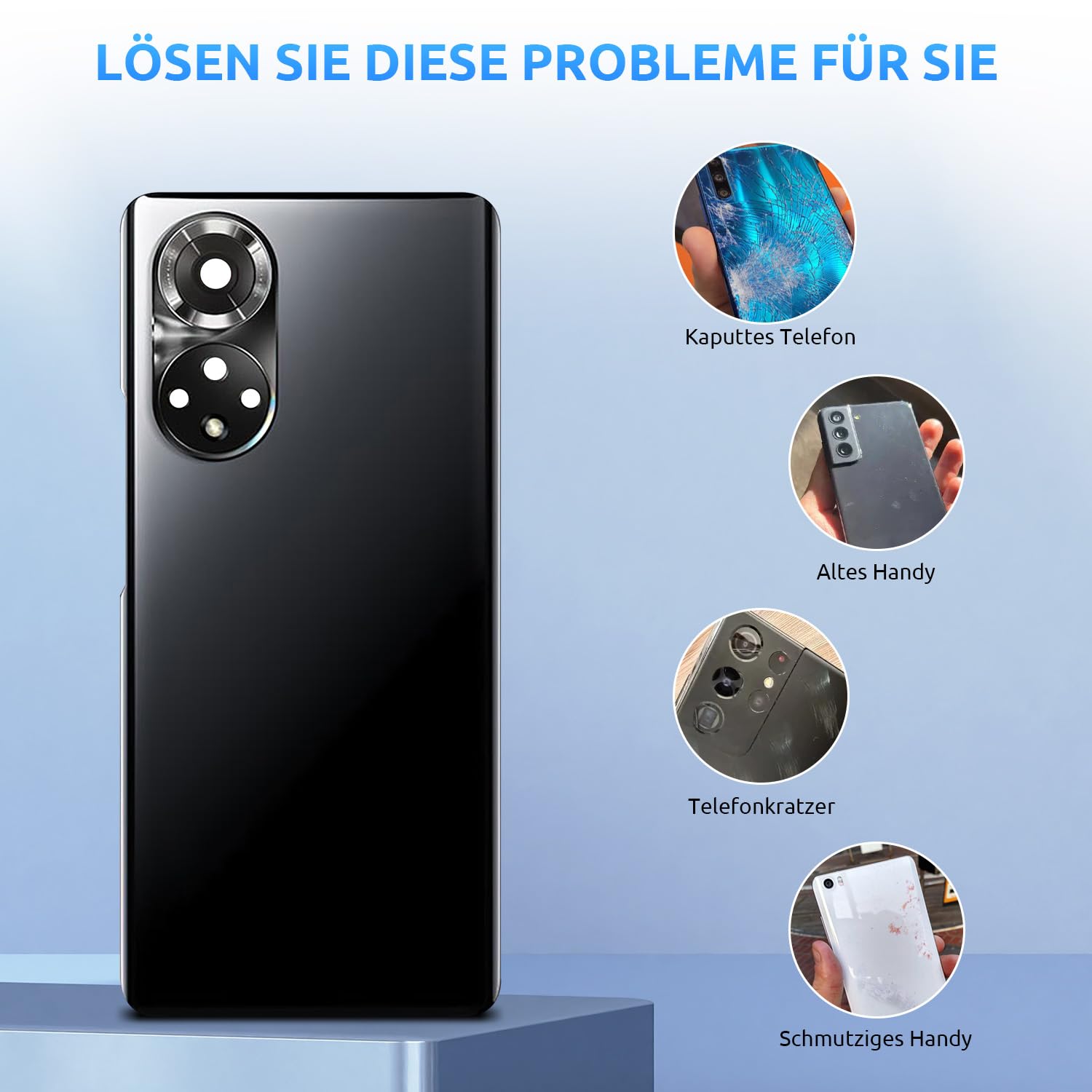 Akkudeckel für Honor 50 NTH-AN00/NX9 Grün