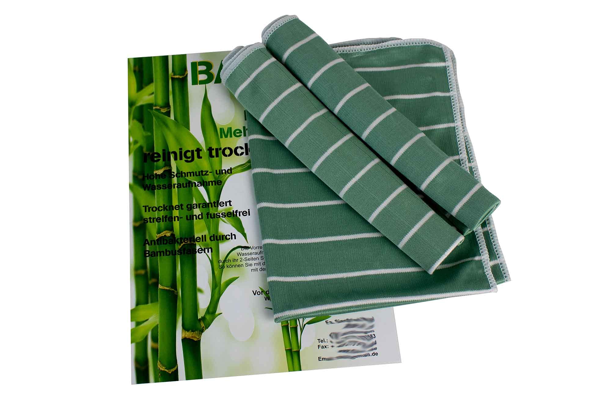 Muxel Bambustücher Glas - und Fenstertücher 3-20er Set (20 Stück)