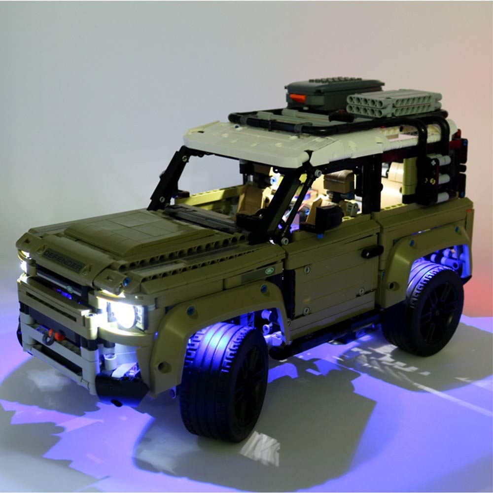 LED Lighting Kit for Lego 42110(Technic Land Rover Defender), Fun Magitical Building Model Acessories for Christmas Thanksgiving Party Desktop Decor