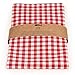 Produktbild FILU Tischläufer 40 x 150 cm Rot/Weiß kariert (Farbe und Größe wählbar) - hochwertig gefertigter Tischläufer aus 100% Baumwolle im skandinavischen Landhaus-Stil