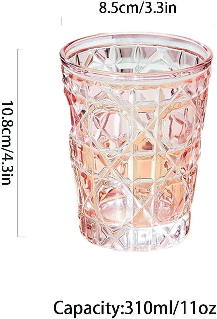 Bicchiere in vetro colorato per uso in bagno per collutorio tazza tazza tazza porta spazzolino da denti