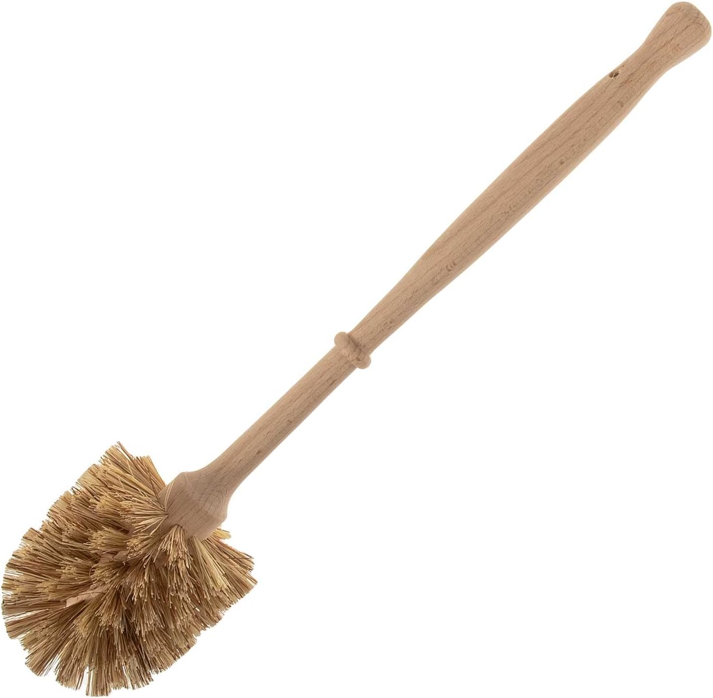 Sidco Toilet Brush Wooden Handle Natural Bristles Natural Wood Eco, Plastic Wood, natural, 1 item