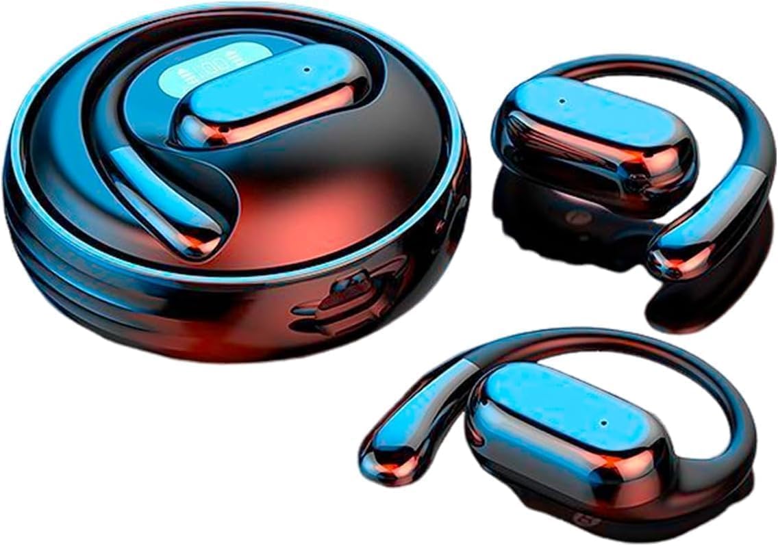 ENGFYADSY D88 AI OWS Language Translator Earbuds and Charging Case