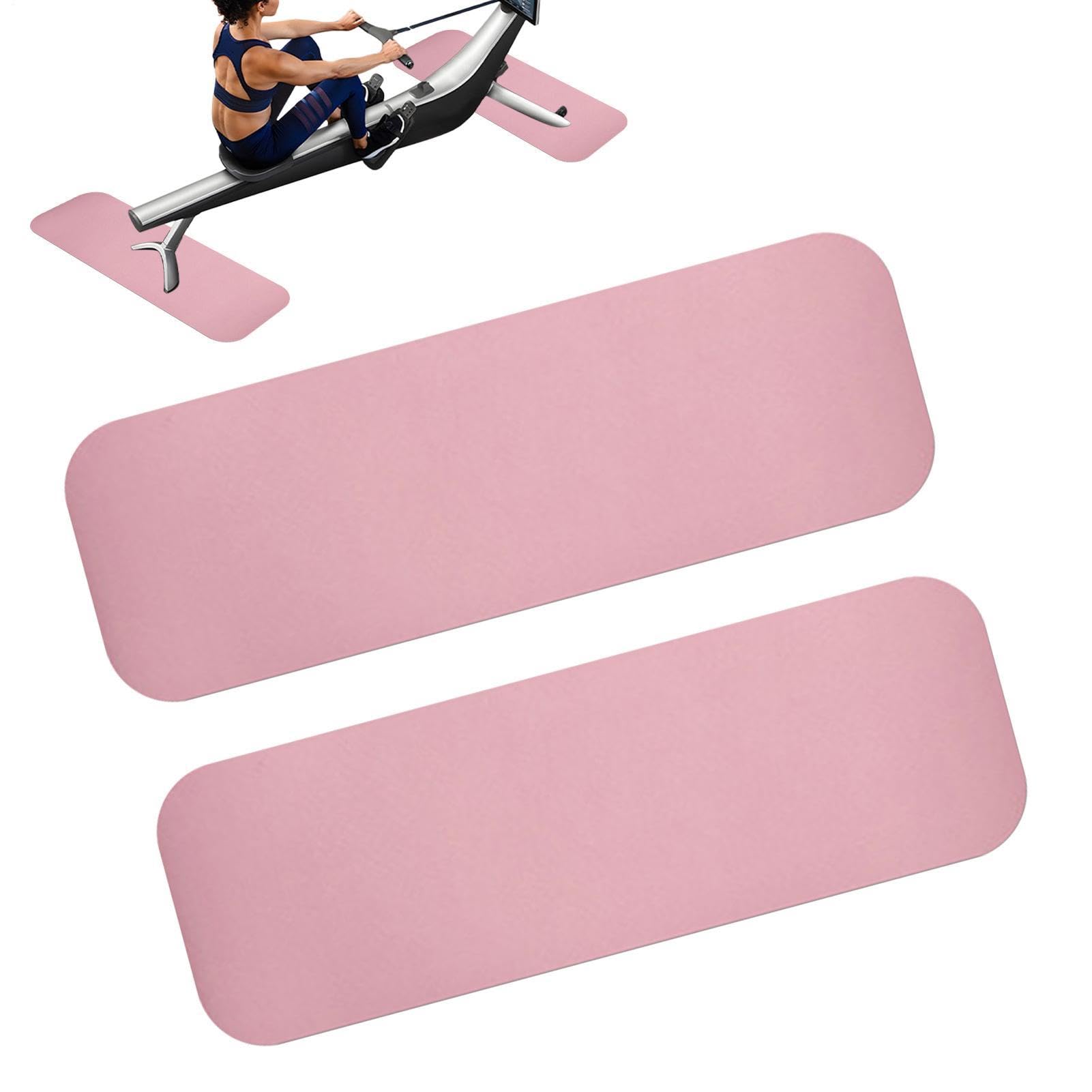 Esterilla para cinta de correr para suelos duros, base antideslizante para máquina de remo y bicicleta estática, insonorizante, 25 x 80 cm, esterilla de fitness – para casa, gimnasio, yoga, garaje