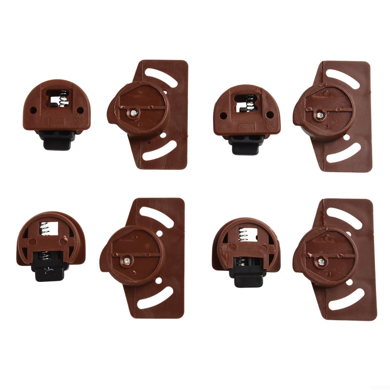 FDEFIRTFG Furniture door rollers, Wardrobe and Cabinets with Nylon Rollers Providing Stable and Noise Reducing Sliding Action(4 Pair)