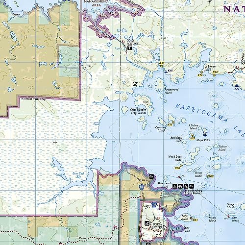 Voyageurs National Park Map (National Geographic Trails Illustrated Map, 264) - Image 2