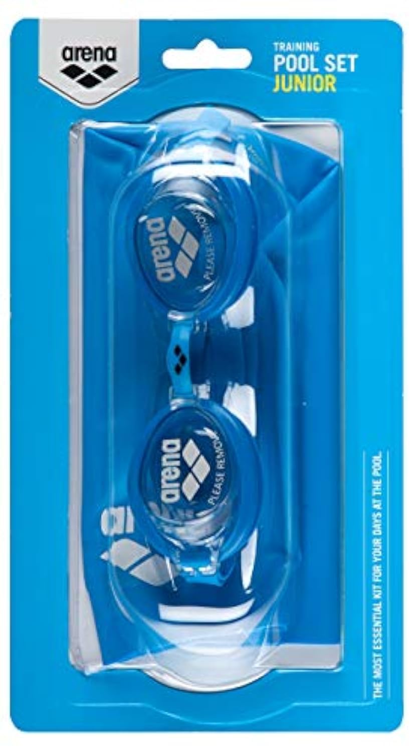Arena Boys Childrens Swimming Goggles and Swimming Cap Set Blue Clear Blue White One Size (B07GK8SDLR) Amazon Price History, Amazon Price Tracker