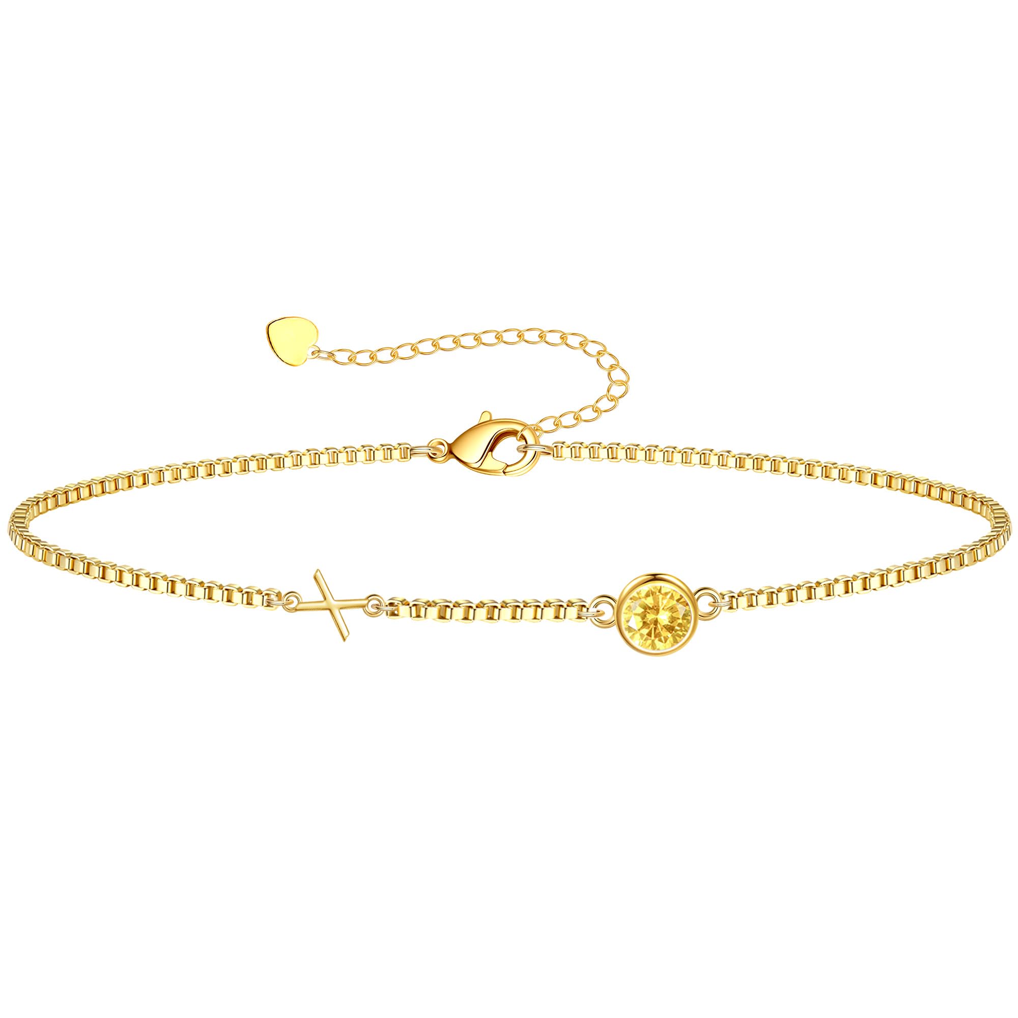 Birthstone Bracelets for Women, Initial Bracelet Teen Stocking Stuffers Birthday Gifts for Teen Girls Initial Bracelet Trendy Letter A-Z Dainty Bracelet 21st 30th Mom Birthday Gift Birthstone Jewelry