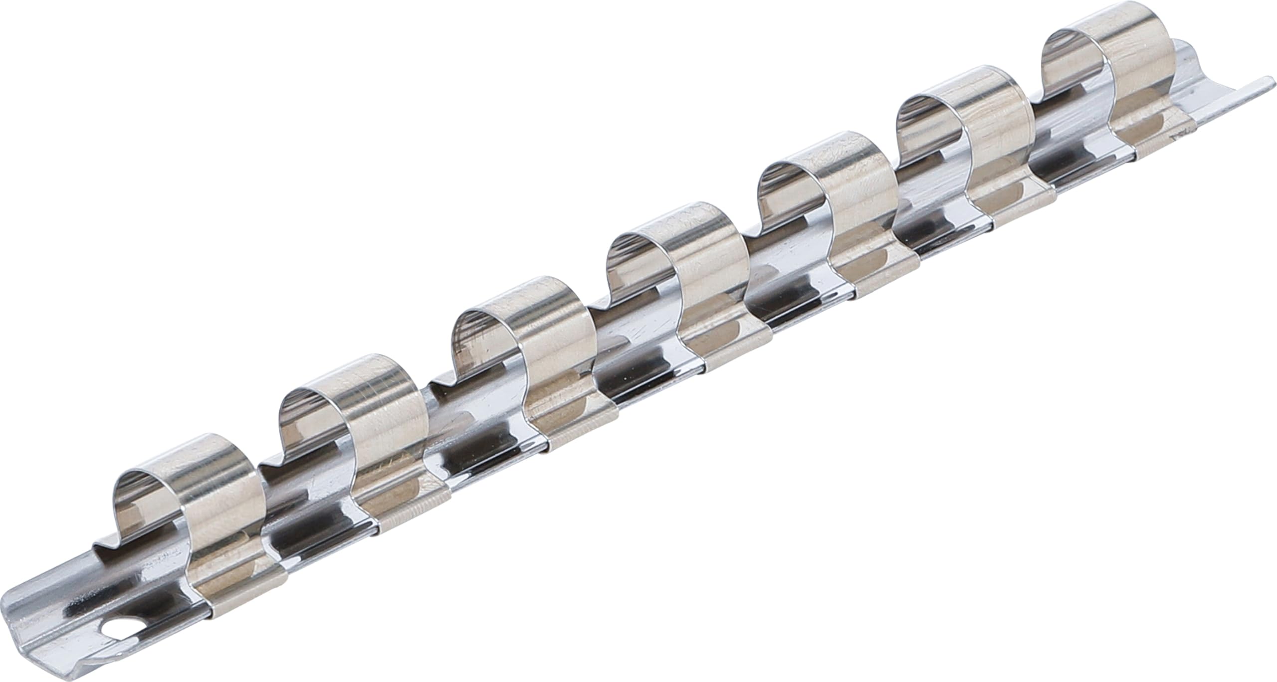 BGS 2318 | Socket Rail with 7 Clips | 12.5 mm (1/2")