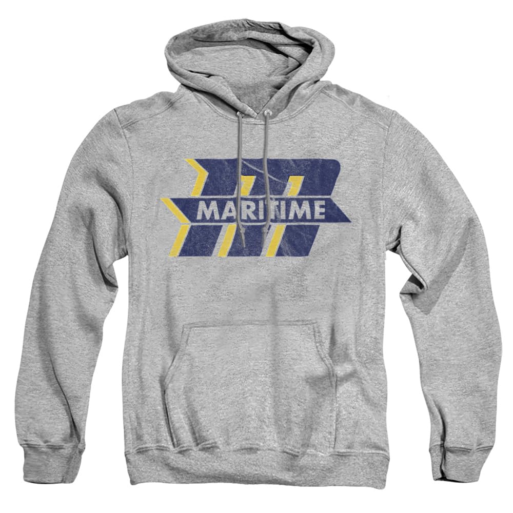 LOGOVISION Official Collegiate Distressed Primary Logo Adult Pullover Hoodie Collection — view 139