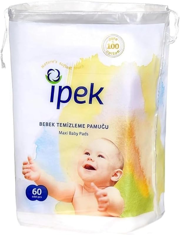 Baby Cotton Pads -100% Pure Natural Cotton Squares - Extra Soft Large Rectangular Pads for Newborn Sensitive Skin - No Harsh Chemicals & Fragrance-Free Baby Essentials (180 Count)