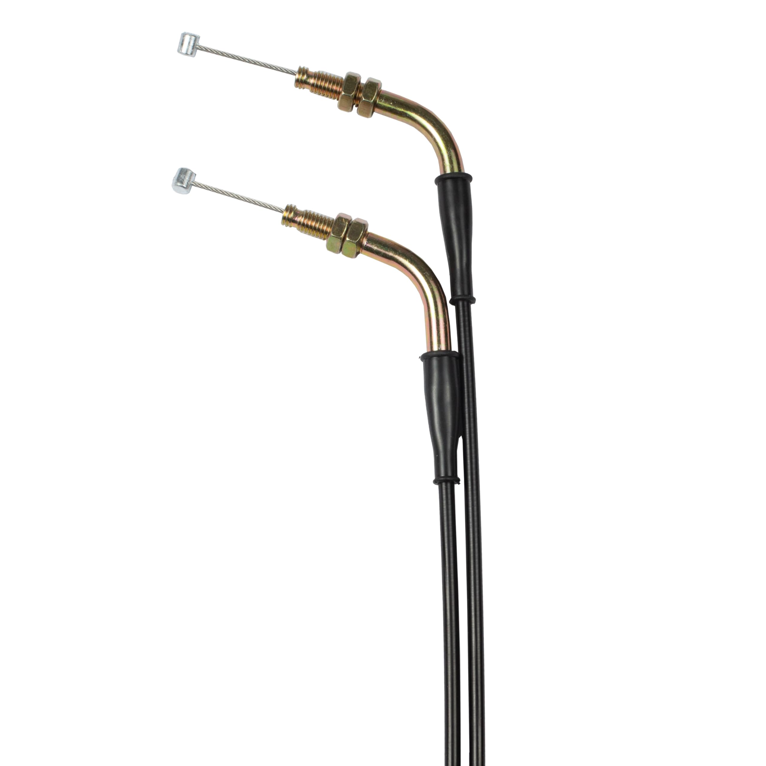 Cable de control de motocicleta Cable del acelerador SET A B (Abrir y cerrar) Compatible con Hyosung GT 250 R (2008-0)/