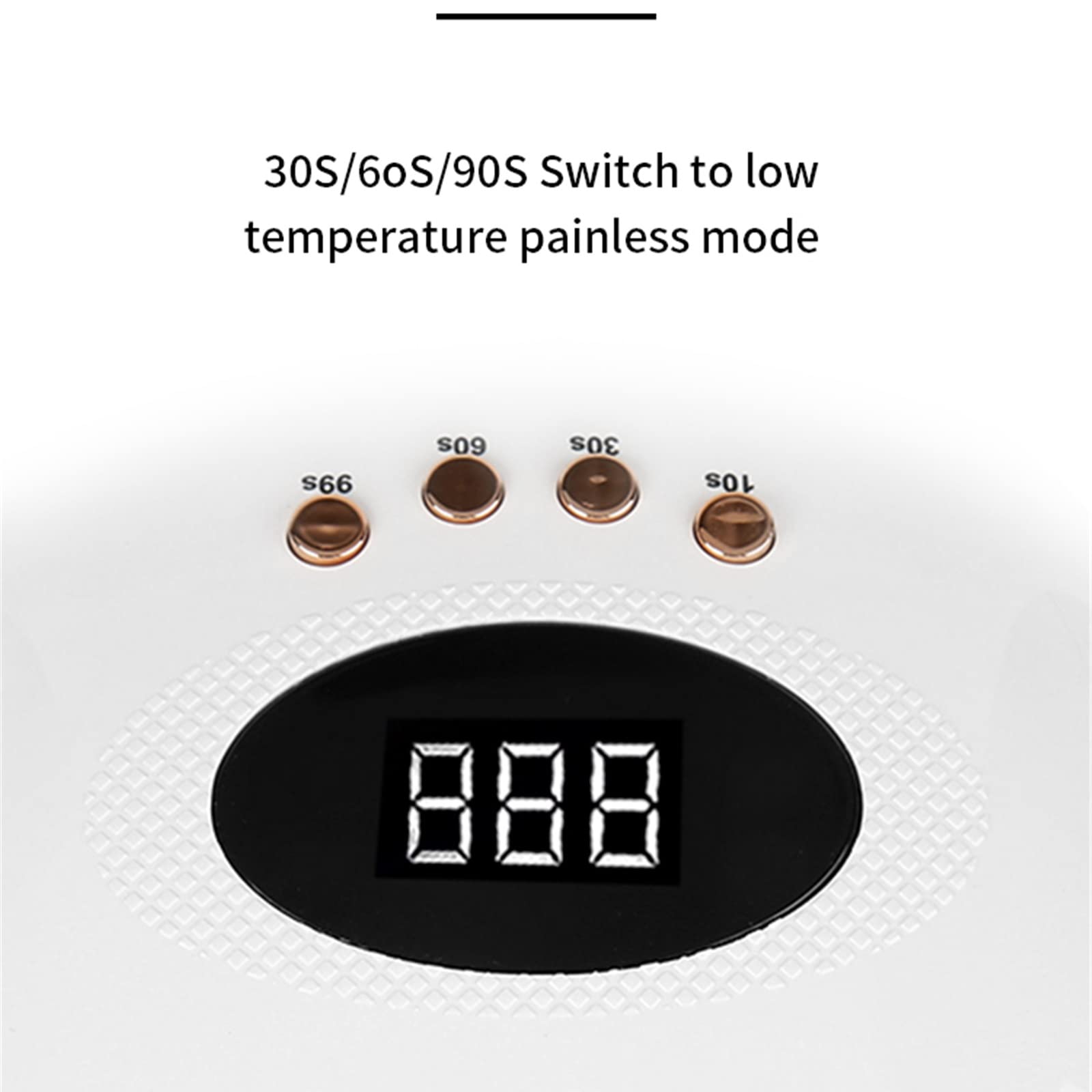 ZYC Lampada ad Asciugatura per Unghie da 158W Lampada UV Lampada UV per Unghie Lampada per Unghie Adatta per la polishing Manicure Gel