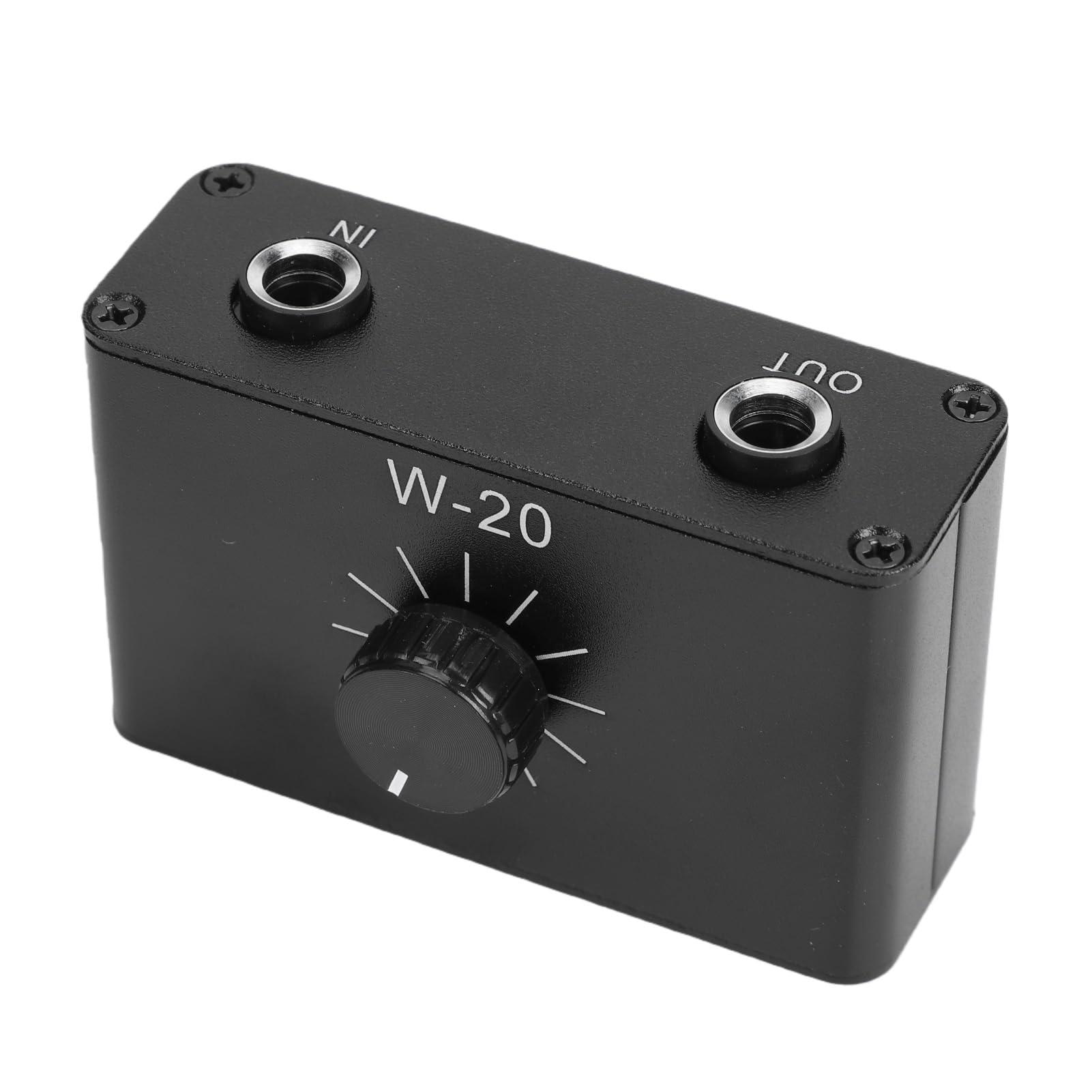 Attenuatore di Controllo del Volume da 1/4 di Pollice, Controller Jack Passivo da 6,35 Mm, Attenuatori Mono Stereo con Regolazione Continua e Continua, Ideale per Microfoni per Strumenti
