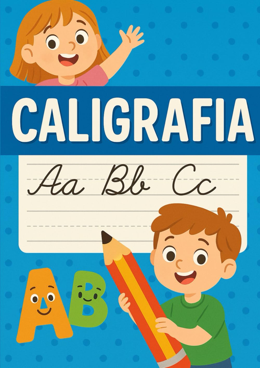 Caderno de Caligrafia Infantil Livro Educativo para Aprender a Escrever