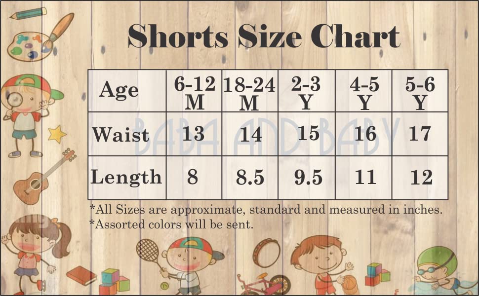 Sale Mart Baby Boys & Baby Girls Regular Cotton Shorts (Pack Of 5) (2-3 Years), Assorted 3