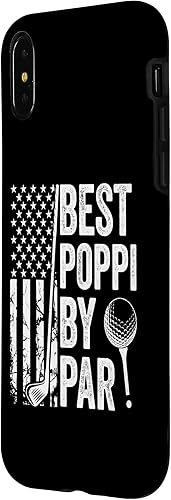 Miniatura 2 de iPhone XXS Best Poppi By Par USA Flag Golf Father's Day Golfing Dad Case