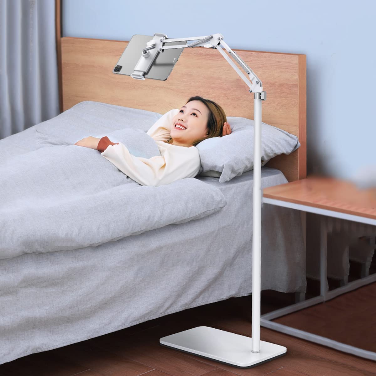 Cuello de Cisne 59 Pulgadas for Cama con Brazos Flexibles(White)