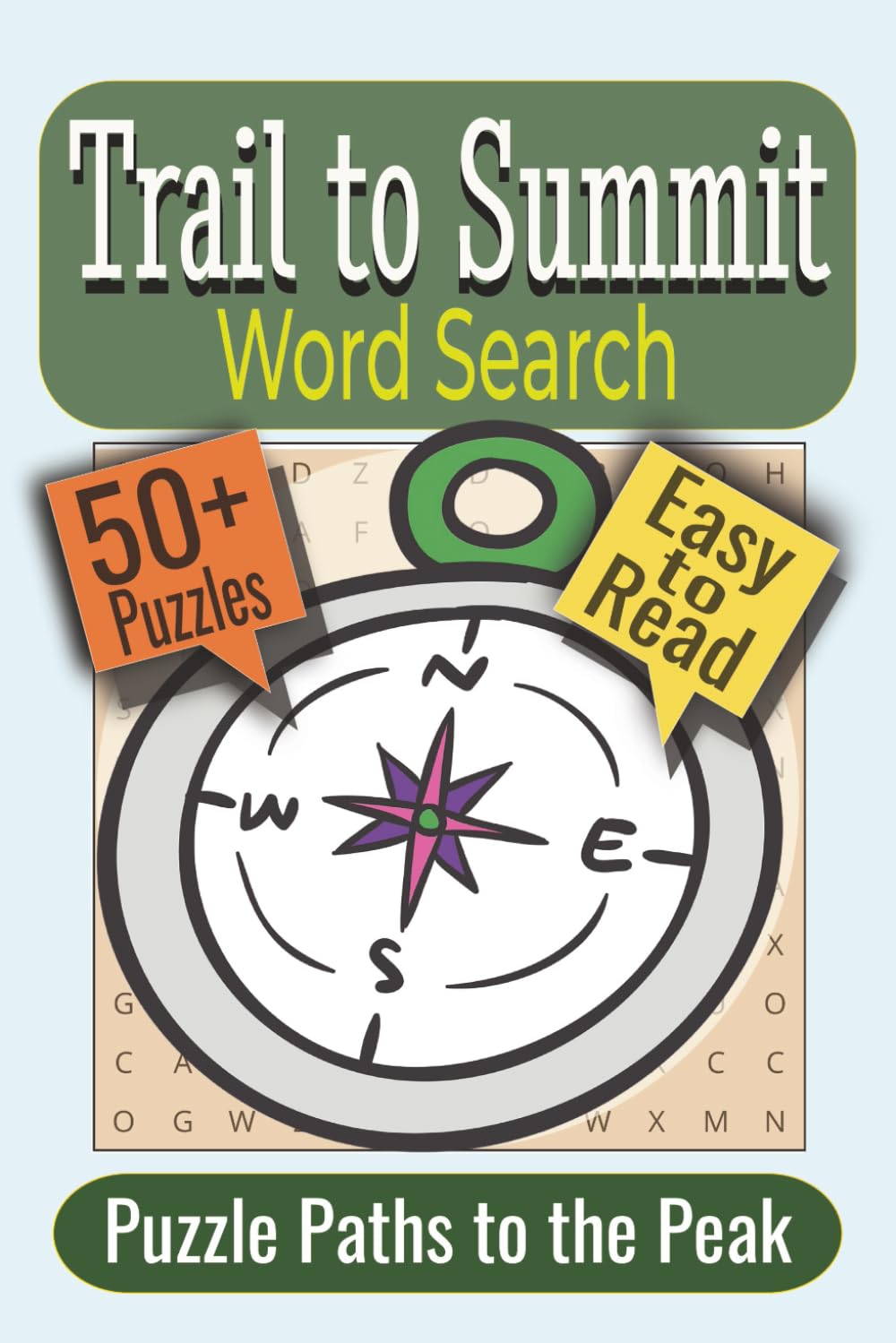 Trail to Summit Word Search Puzzle Book: Puzzles featuring Mountains, Wilderness, and Adventure