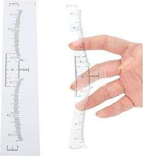 100 reglas desechables para cejas, escala tra...