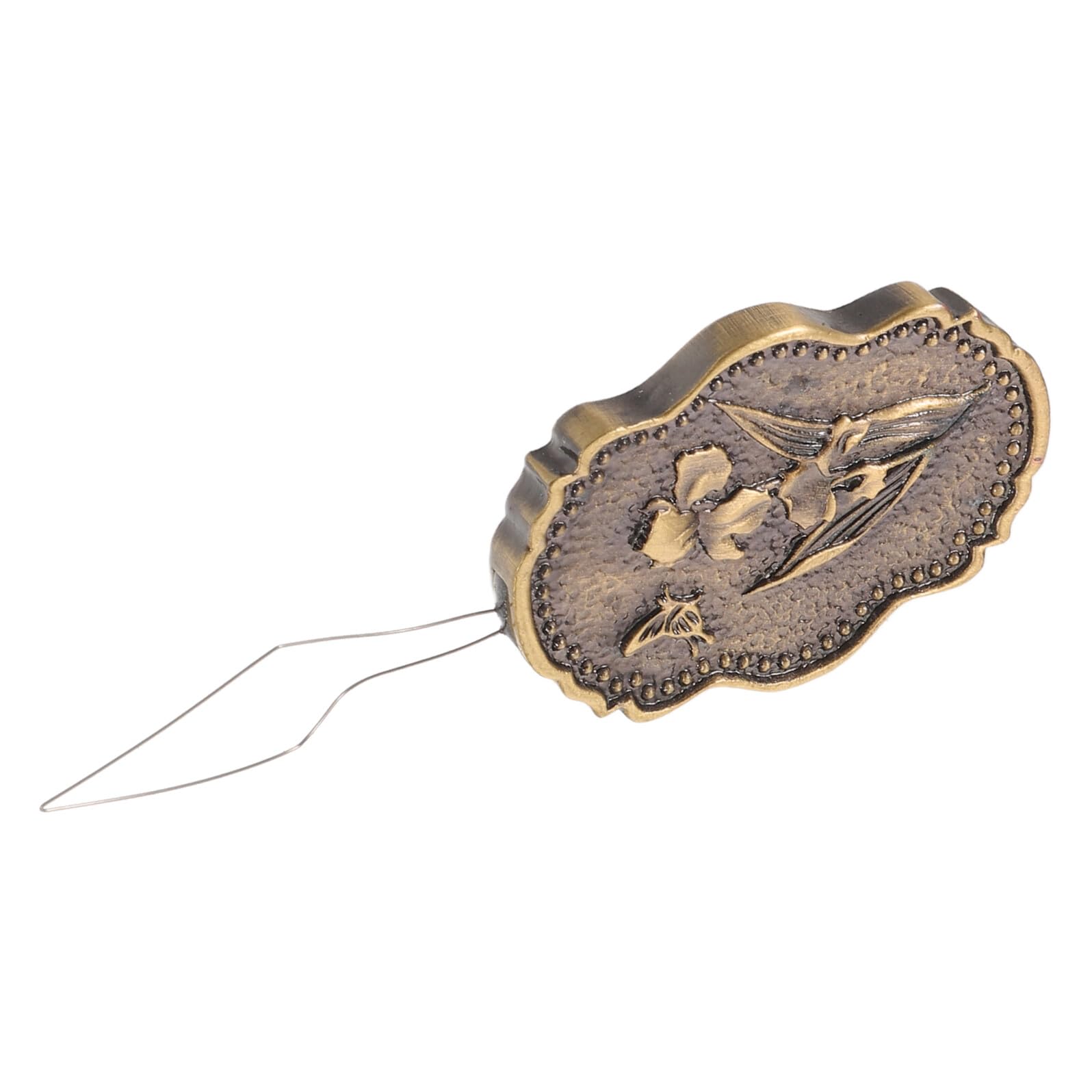 Enhebrador de agujas vintage Zerodeko metálico para acolchado