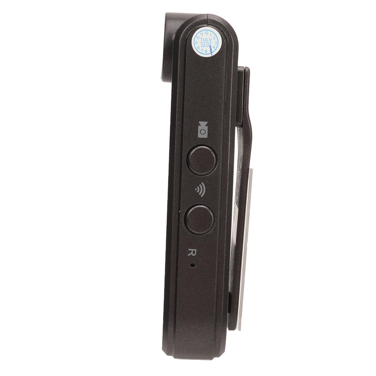 Mini Cámara con Clip Trasero 4K Ultra HD, Cámara de Vídeo de Bolsillo Portátil con Detección de Movimiento con Lente Giratoria, Compatible con Punto de Acceso WiFi, Cámara de
