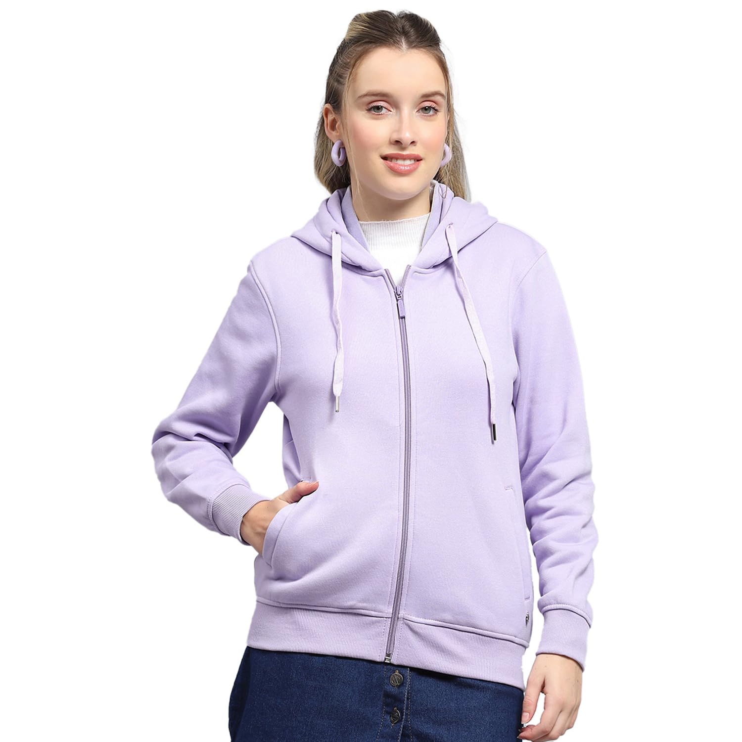 monte carlo Women Regular Fit Full Sleeve Hood Sweatshirt | Warm Pullover for Ladies | Soft Comfortable Casual Winter Wear for Women's (Pack of 1)-picture-40