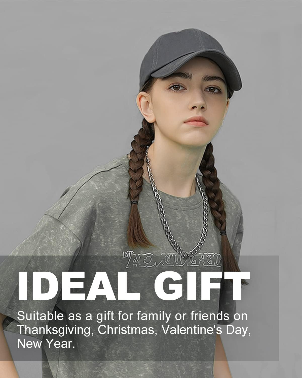 Zylioo XL XXL Oversize Baseball Cap, 100% Cotton Adjustable Dad Hat for Big Heads 23.5"-25.5", Soft Crown Large Size Cap - Image 5