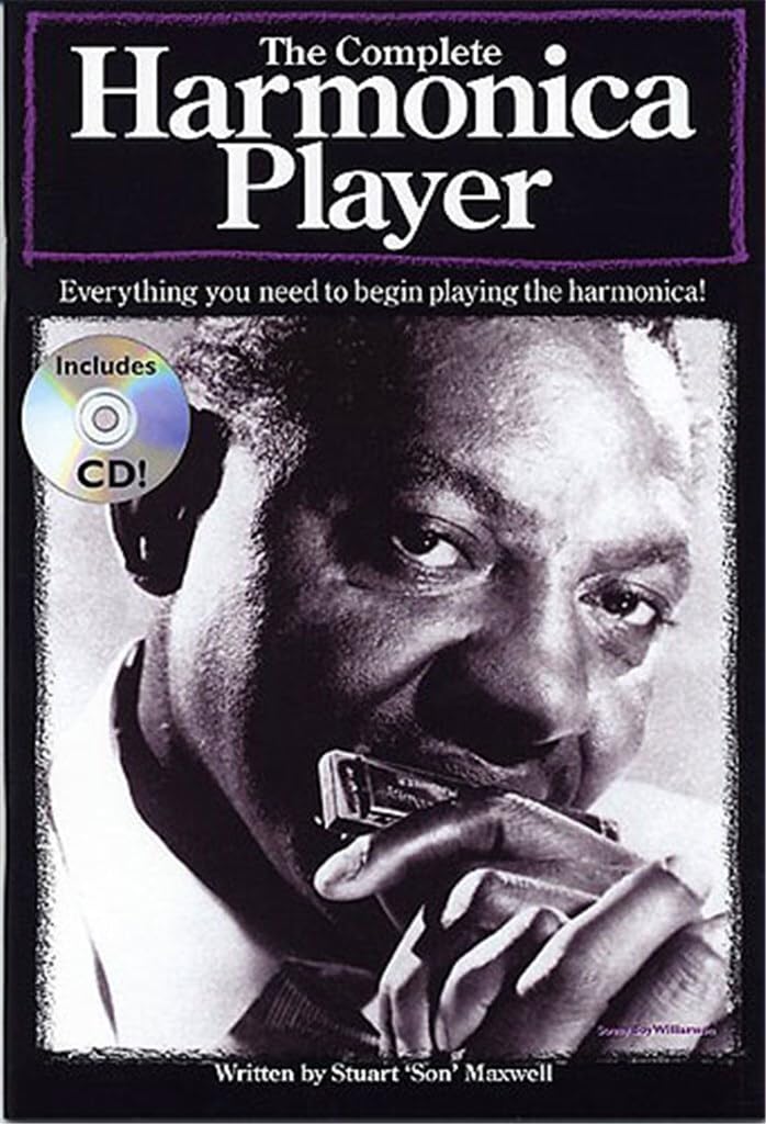 Livre harmonica Complete Harmonica Player avec CD d'apprentissage