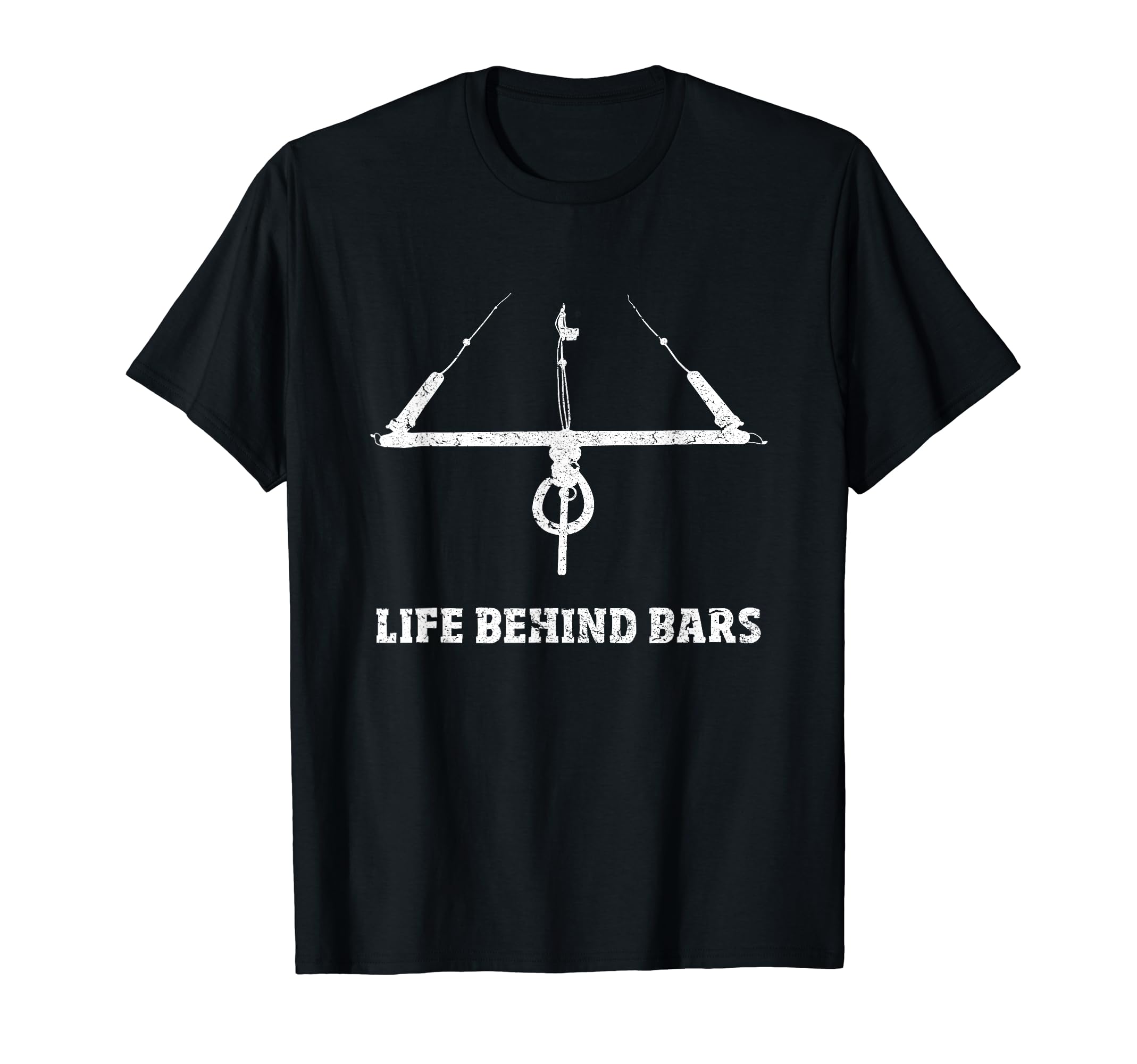 Life Behind Bars Kitesurfing Kite Bar T-Shirt