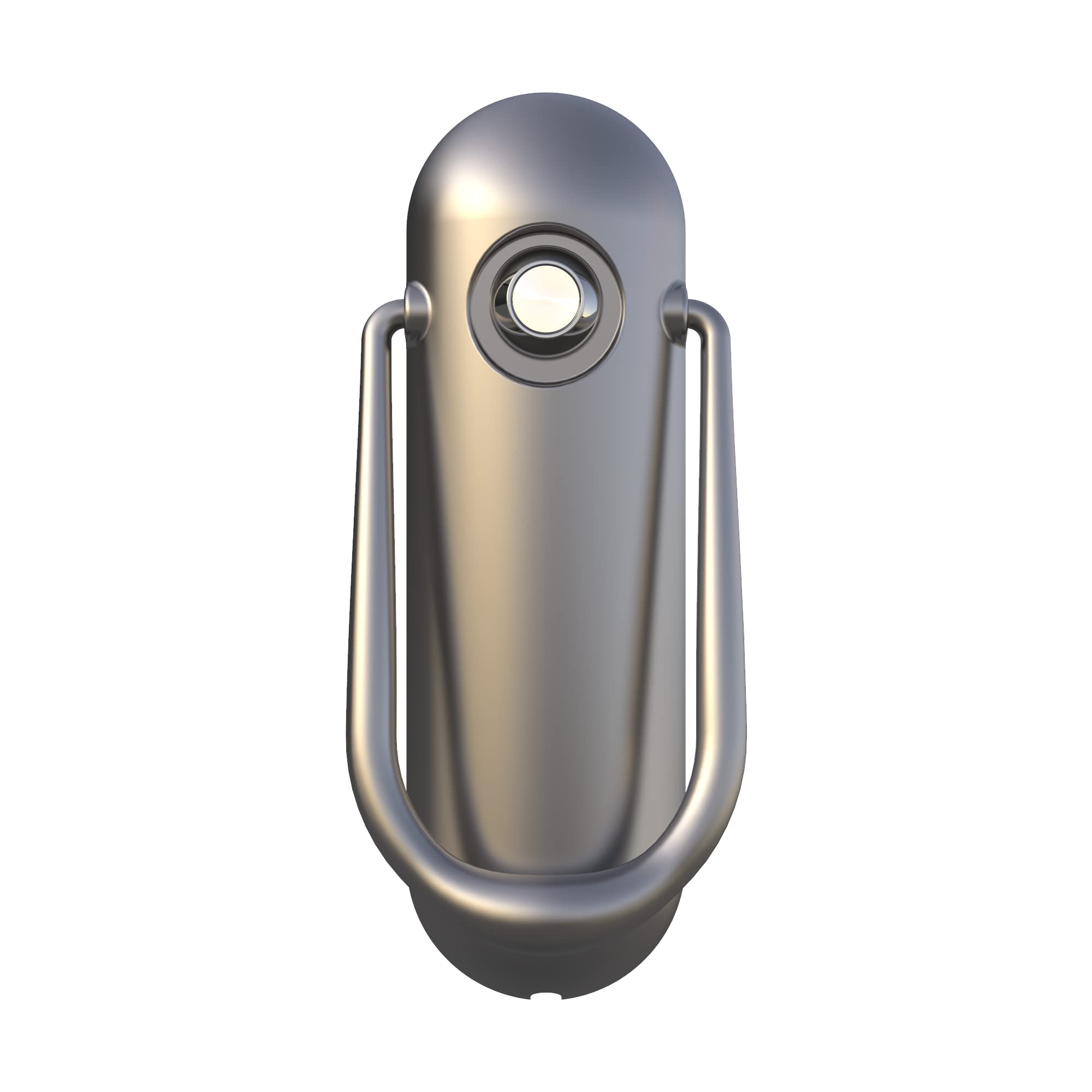 Sweet by Ultion Two-Part Door Knocker with Spyhole - Matching Door Furniture Available (Stainless Steel)
