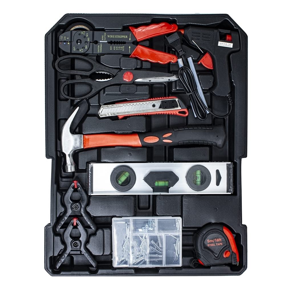 ◼️GLAY◼️MMH－PREMIUM BOX－ Maleta De Ferramentas 186 Peças Com Rodinha E Fechadura MM House