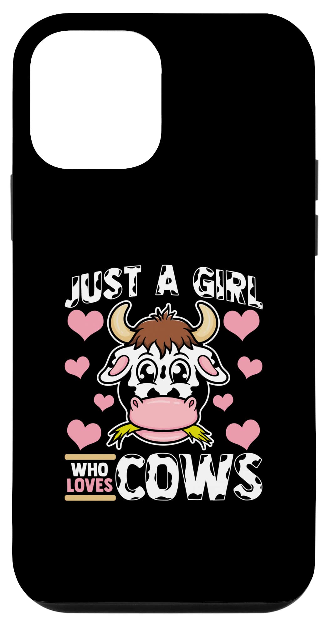 Best CowTees Funny Farmer TeesiPhone 12 mini Girls Cow Lover Girl Loves Cows Case
