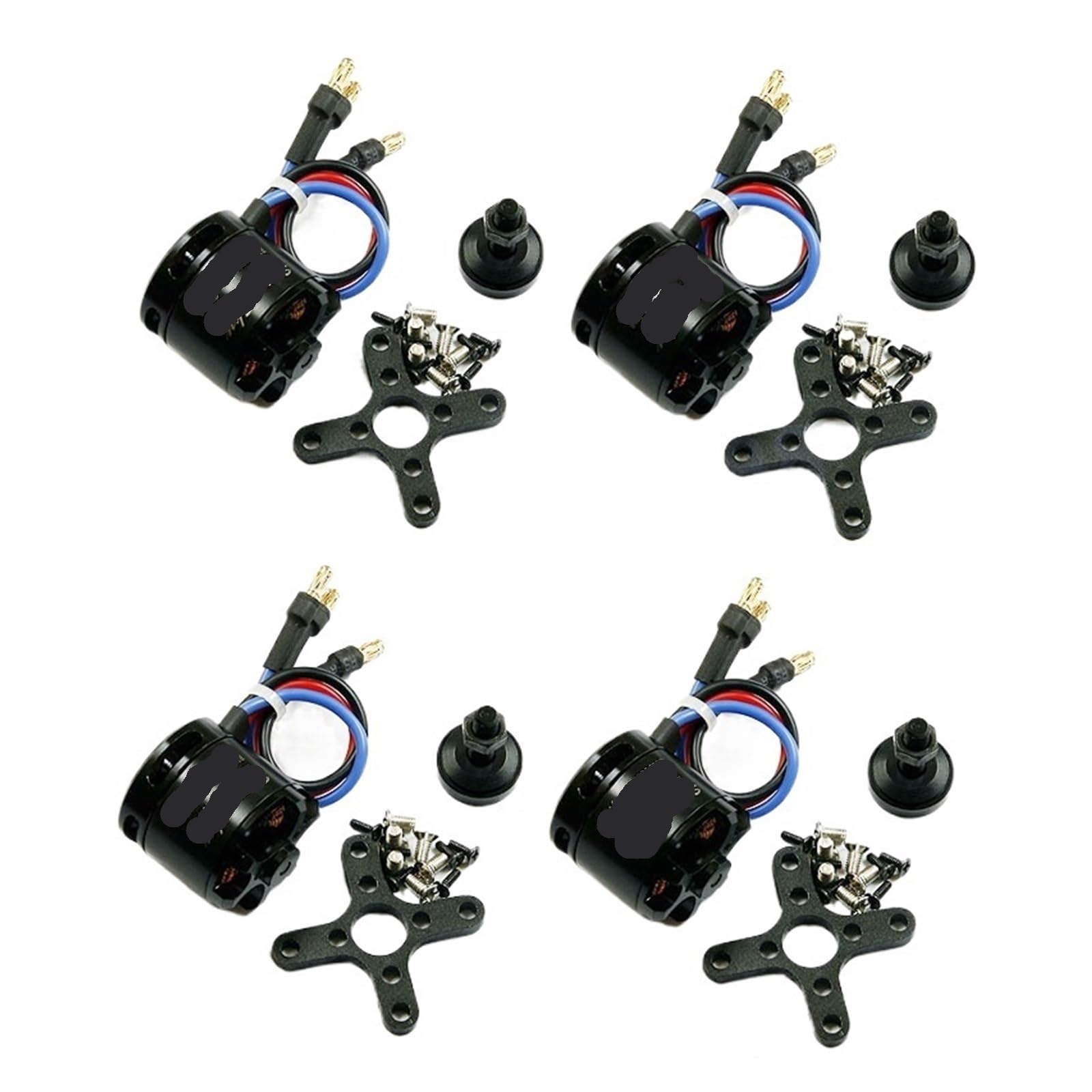 Motor sin escobillas X2212 980KV 1400KV 1250KV 2450KV Eje 3mm para Quadcopter RC