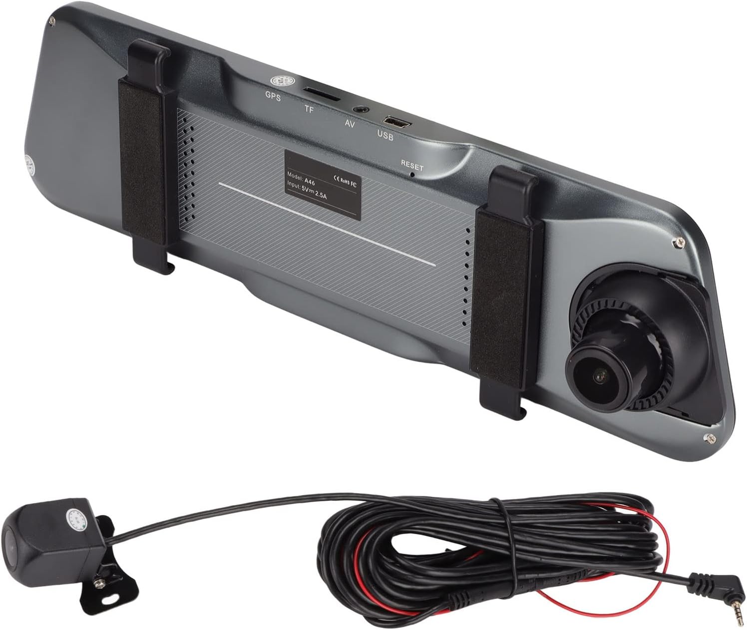 KOSDFOGE Rearview Mirror Video Recorder 9.66in IPS