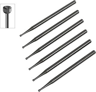 Pack of 6 Vanadium Steel Cup Burs 1.20 MM Jewelry Making Wax Detailers Filing Setting Burs