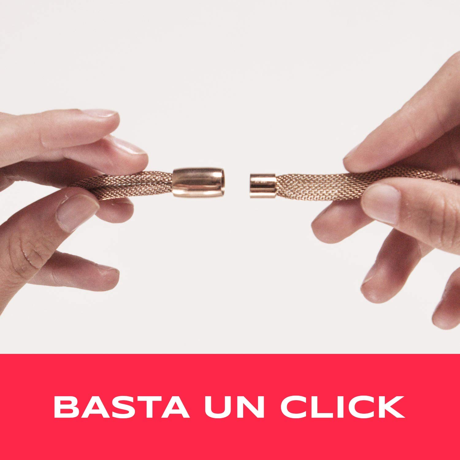 Breil - Soft Set, Bracciale, Girocollo e Collana Donna Collezione MAGNETICA SYSTEM - 3 Elementi di Diverse Lunghezze Trasformabili in Maglia d'Acciaio - Abbinabili ad Altri Elementi Magnetica