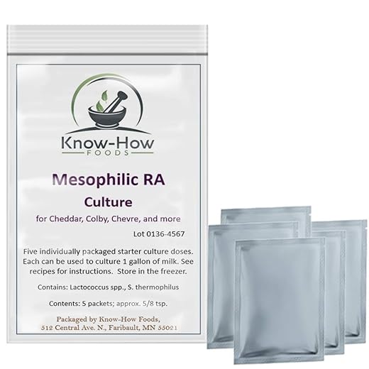 Mesophilic RA Cheese Culture 5-pack